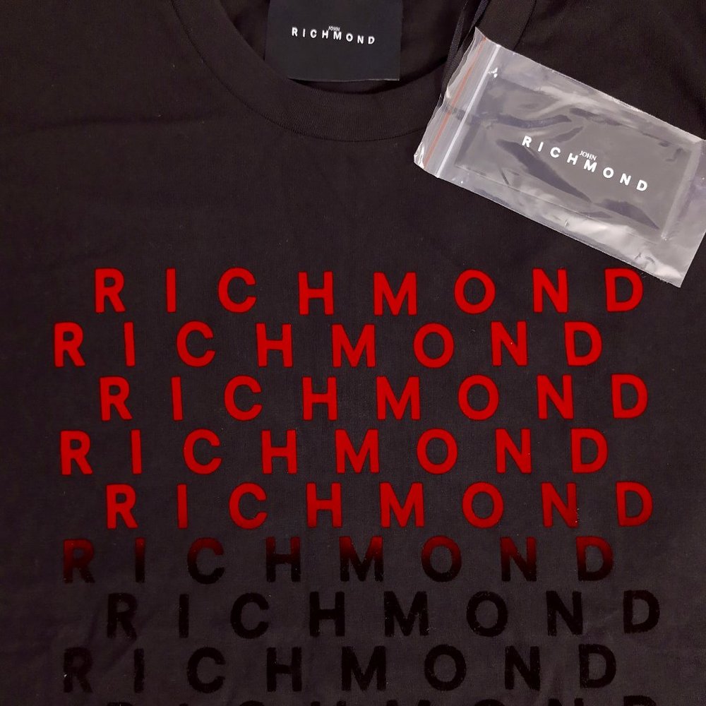 Black John Richmond Bayside T-Shirt (large)